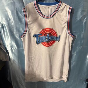 Vintage Vintage Tune Squad Space Jam Jersey Men XXL White #1 Bugs Looney Tunes